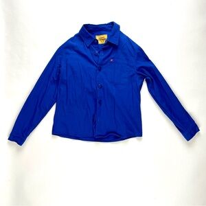 Blue Button-Up Shirt Carpet Company